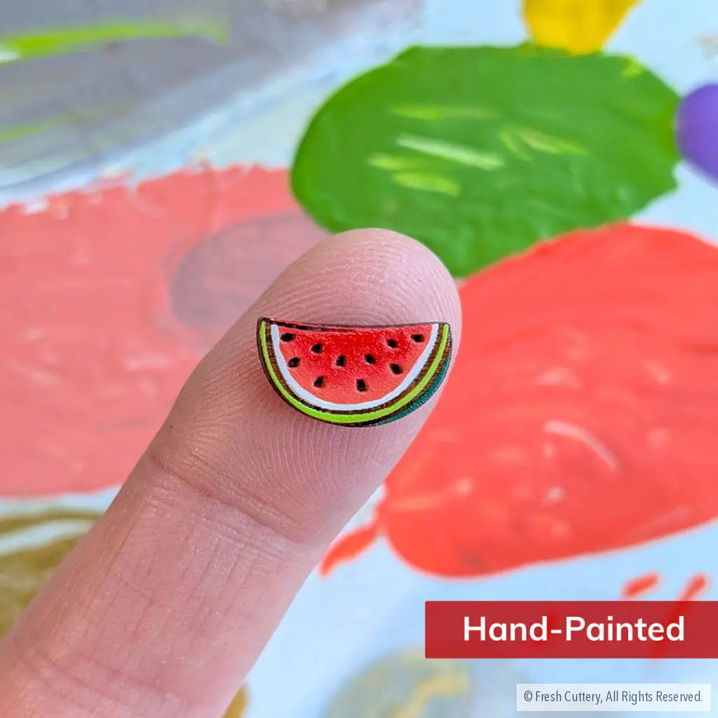 Watermelon Half Slice Studs - Studs
