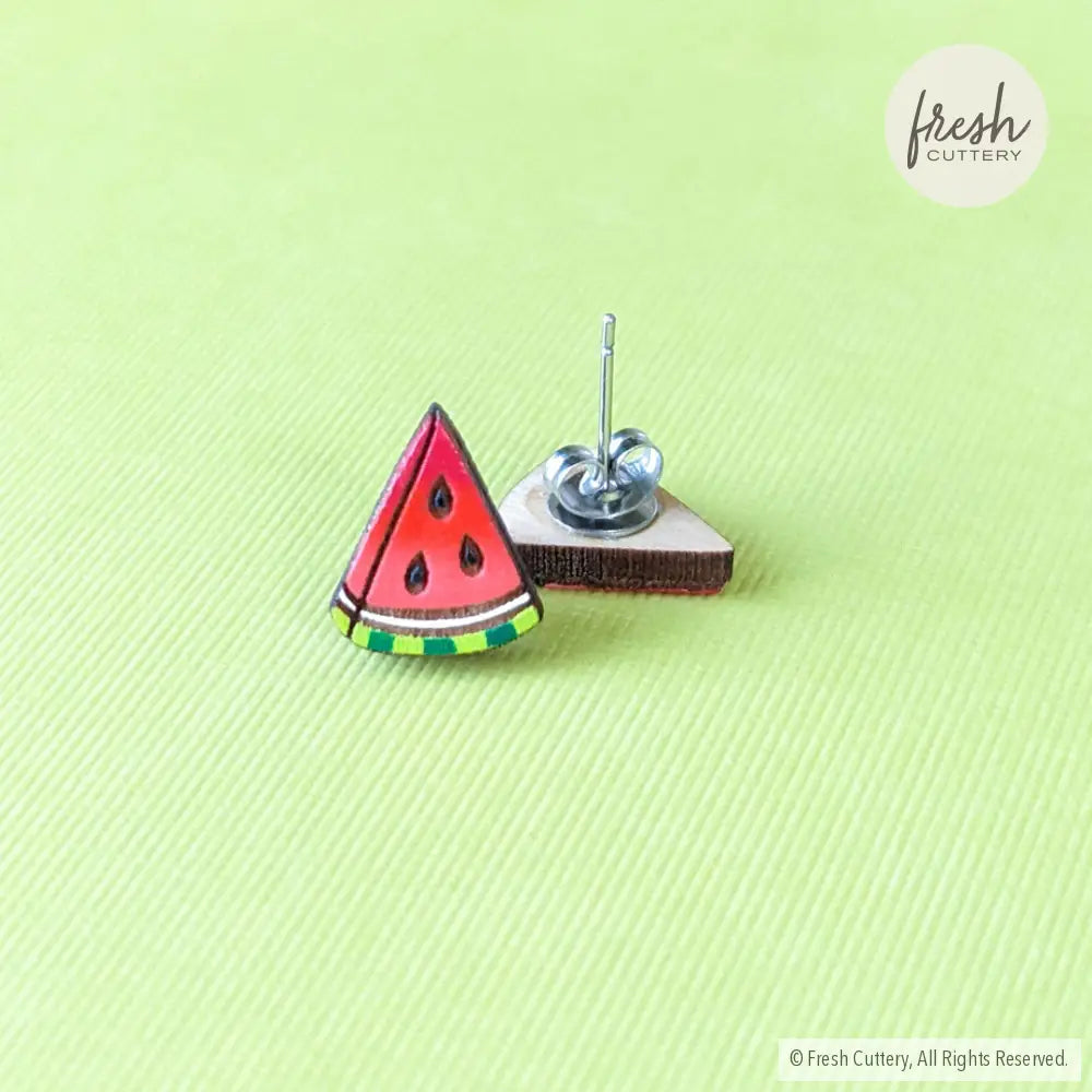 Watermelon Slice Studs