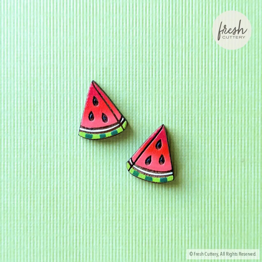 Watermelon Slice Studs