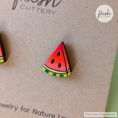 Watermelon Slice Studs