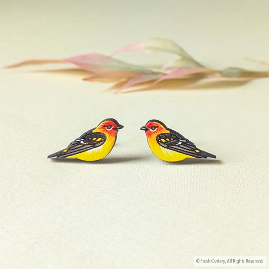 Western Tanager Studs