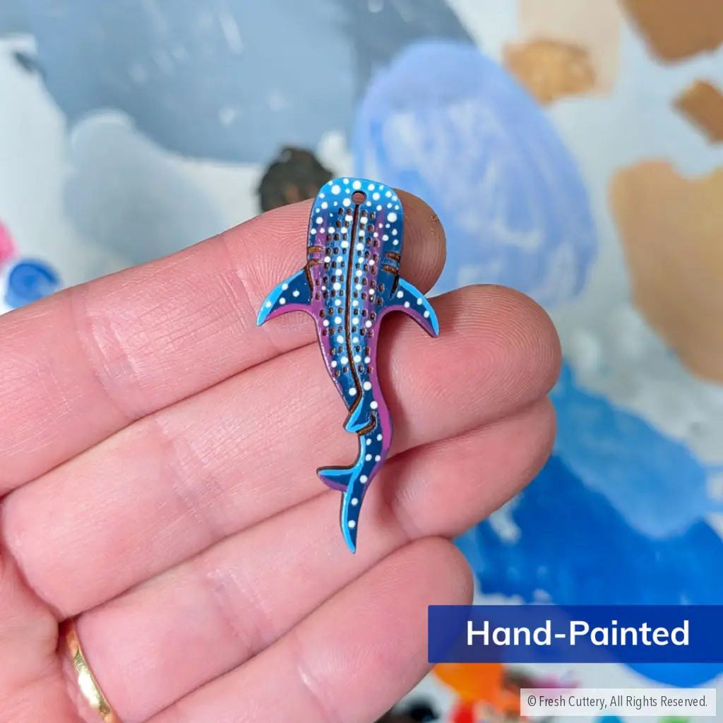 Whale Shark Earrings - Dangle and Drop Earrings