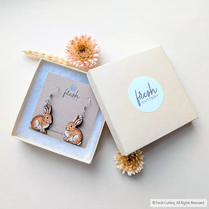 Wild Rabbit Earrings Dangle and Drop Earrings