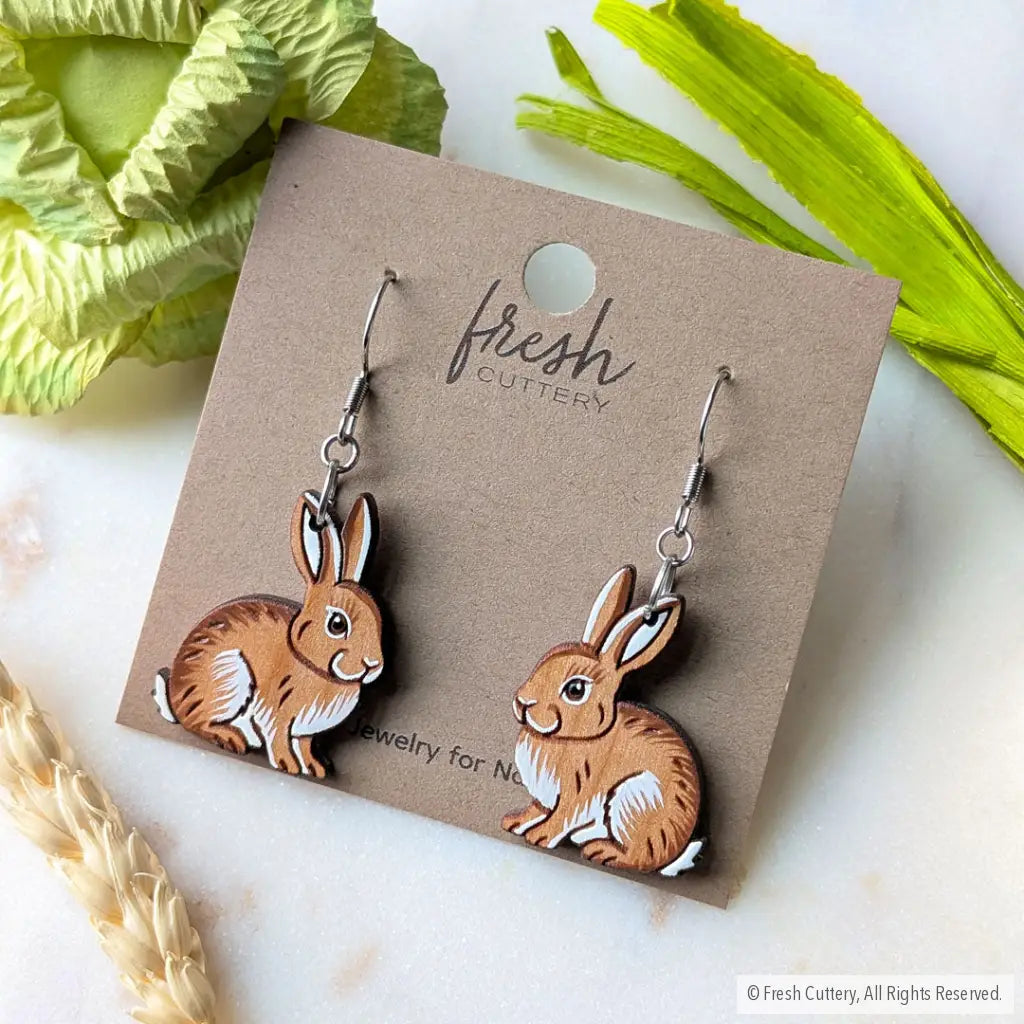 Wild Rabbit Earrings Dangle and Drop Earrings