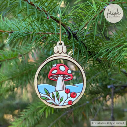 Woodland Mushroom Ornament Ornaments