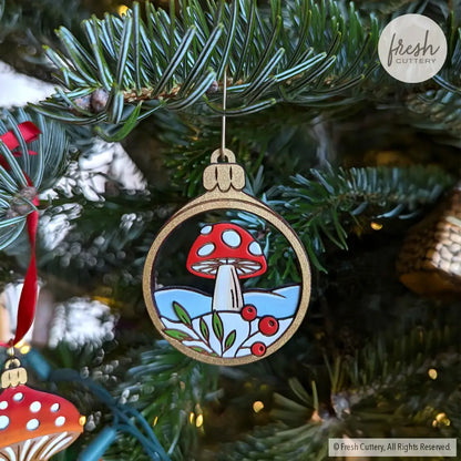 Woodland Mushroom Ornament Ornaments