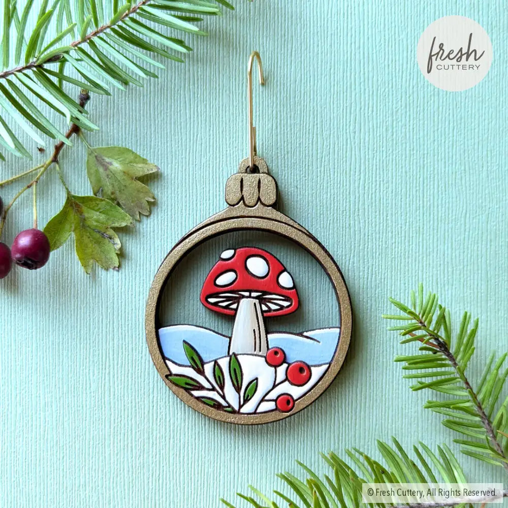 Woodland Mushroom Ornament Ornaments